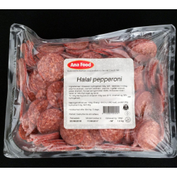 Okse Peperoni 1 Kg. pr pk, Halal